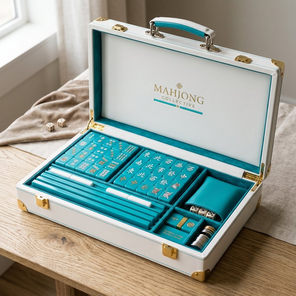 Custom 4-Layer Acrylic American Mahjong Set – 166 Tiles for OEM & ODM detail