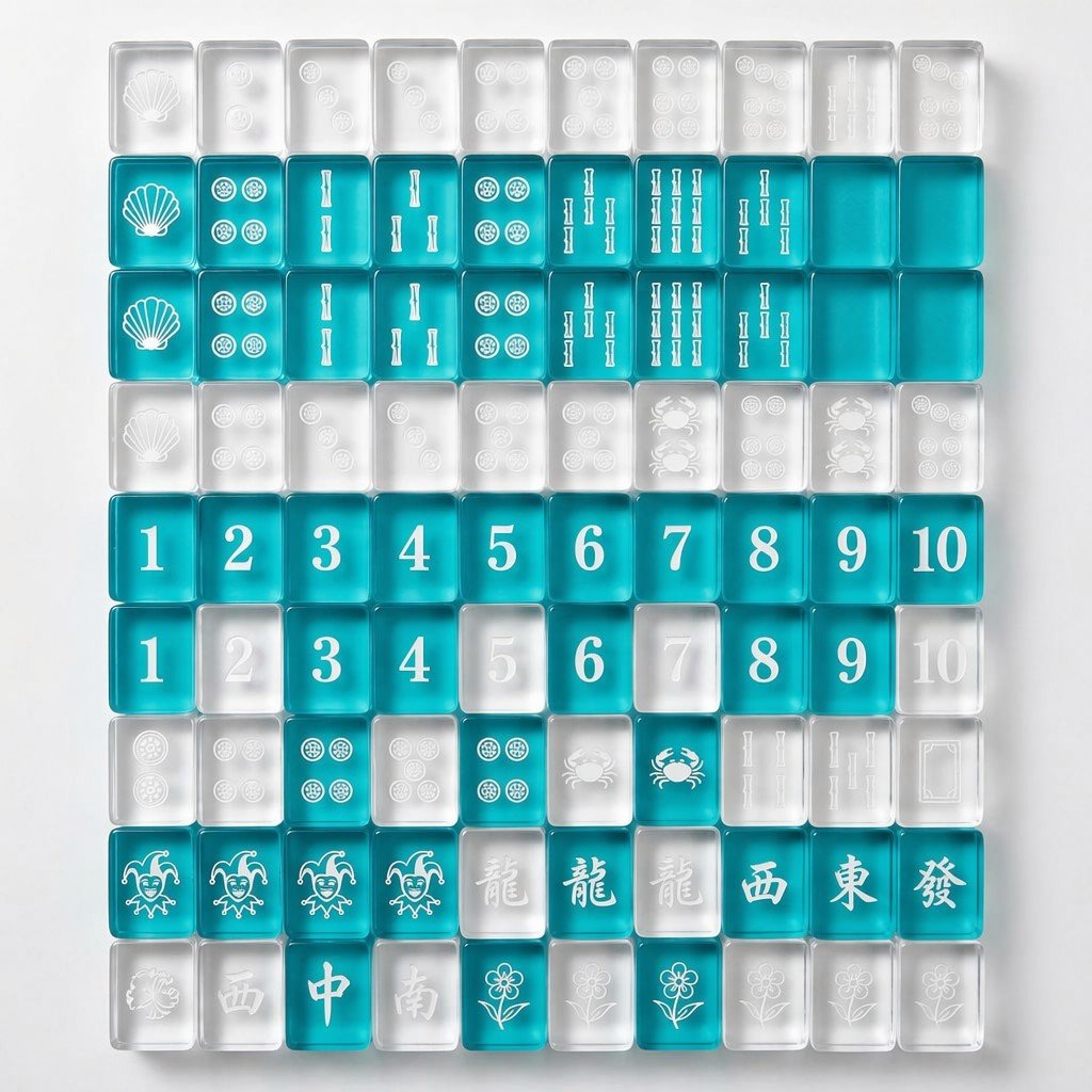 Custom 4-Layer Acrylic American Mahjong Set – 166 Tiles for OEM & ODM view 4