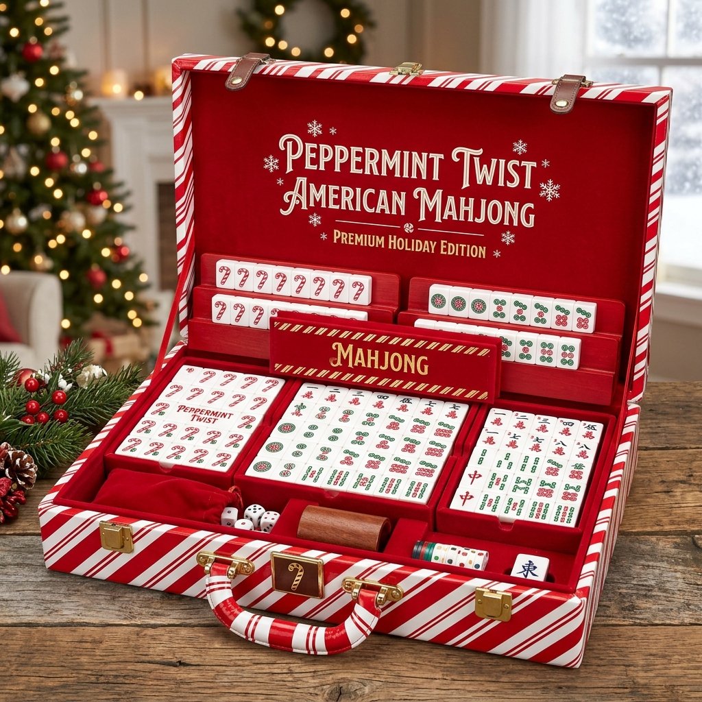 Custom Engraved Detail Acrylic American Mahjong Set – 166 Tiles for OEM & ODM view 4