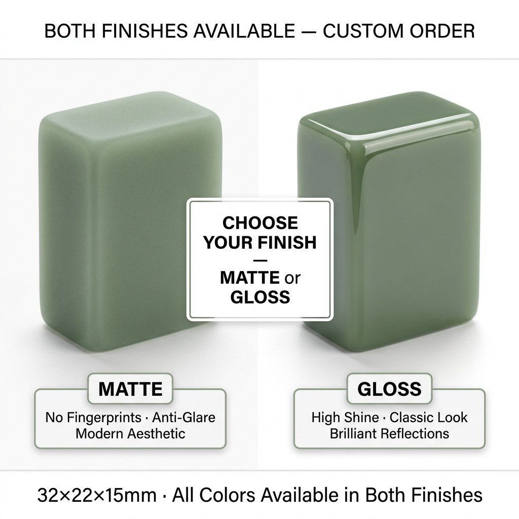 Custom Sage Green Acrylic American Mahjong Set – 166 Tiles for OEM & ODM detail