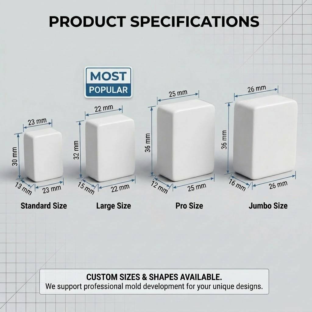 Custom Gold Acrylic American Mahjong Set – 166 Tiles for OEM & ODM detail