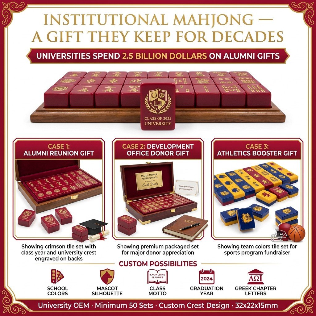 Custom Crimson Red Acrylic American Mahjong Set – 166 Tiles for OEM & ODM detail