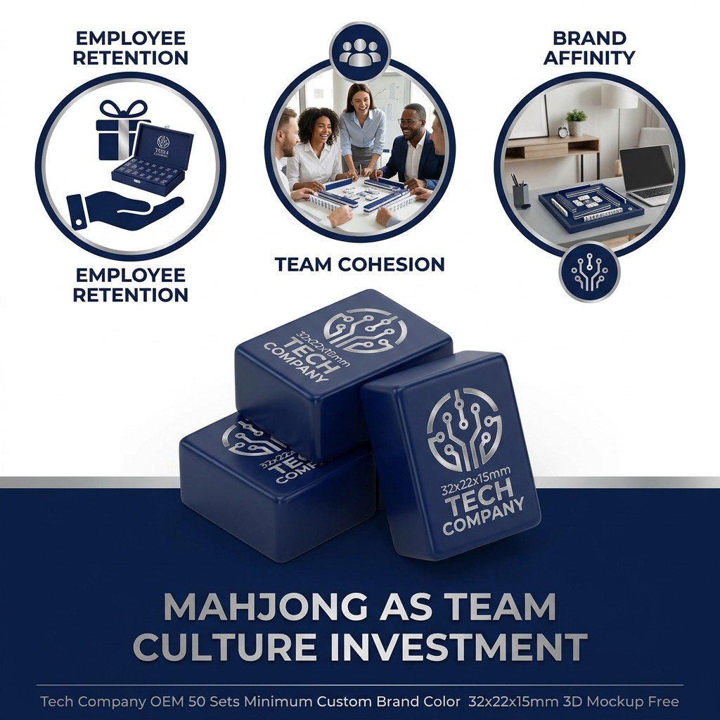 Custom Blue Acrylic American Mahjong Set – 166 Tiles for OEM & ODM detail