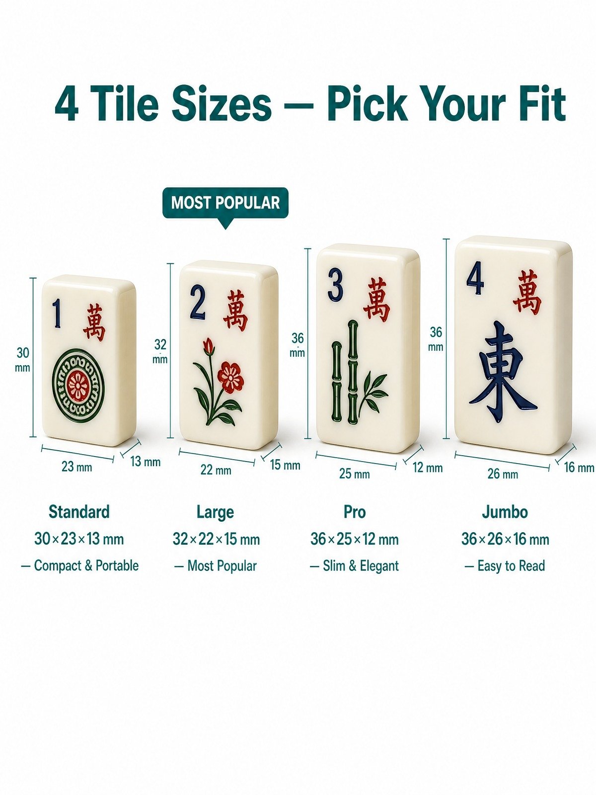 Custom Solid Acrylic American Mahjong Set – 160 Tiles for OEM & ODM detail