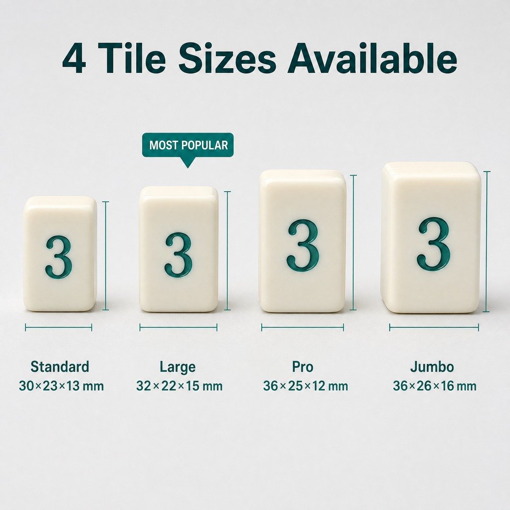 Custom Solid Acrylic American Mahjong Set – 160 Tiles for OEM & ODM view 4