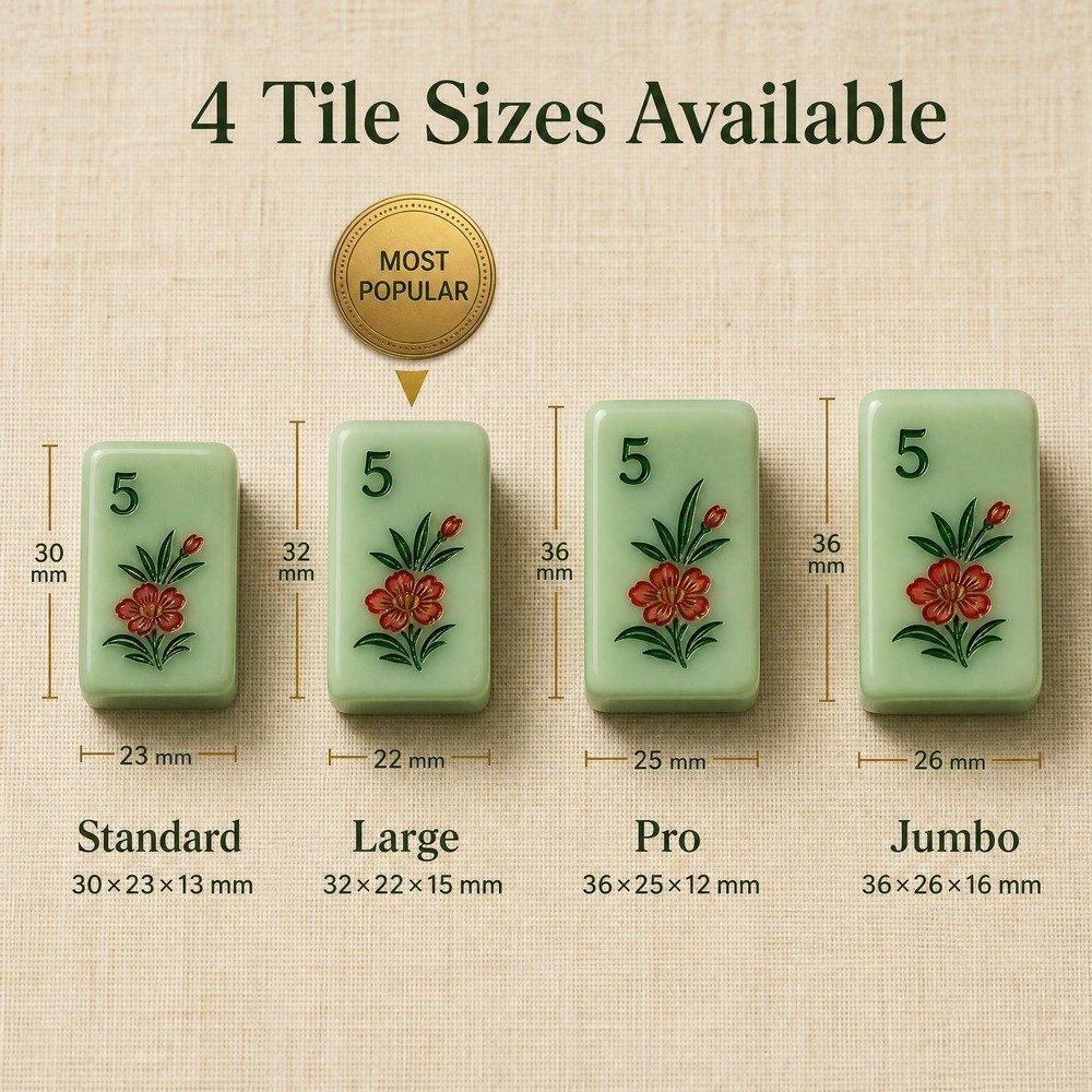 Custom Sage Moss Green Acrylic American Mahjong Set – 160 Tiles for OEM & ODM view 3