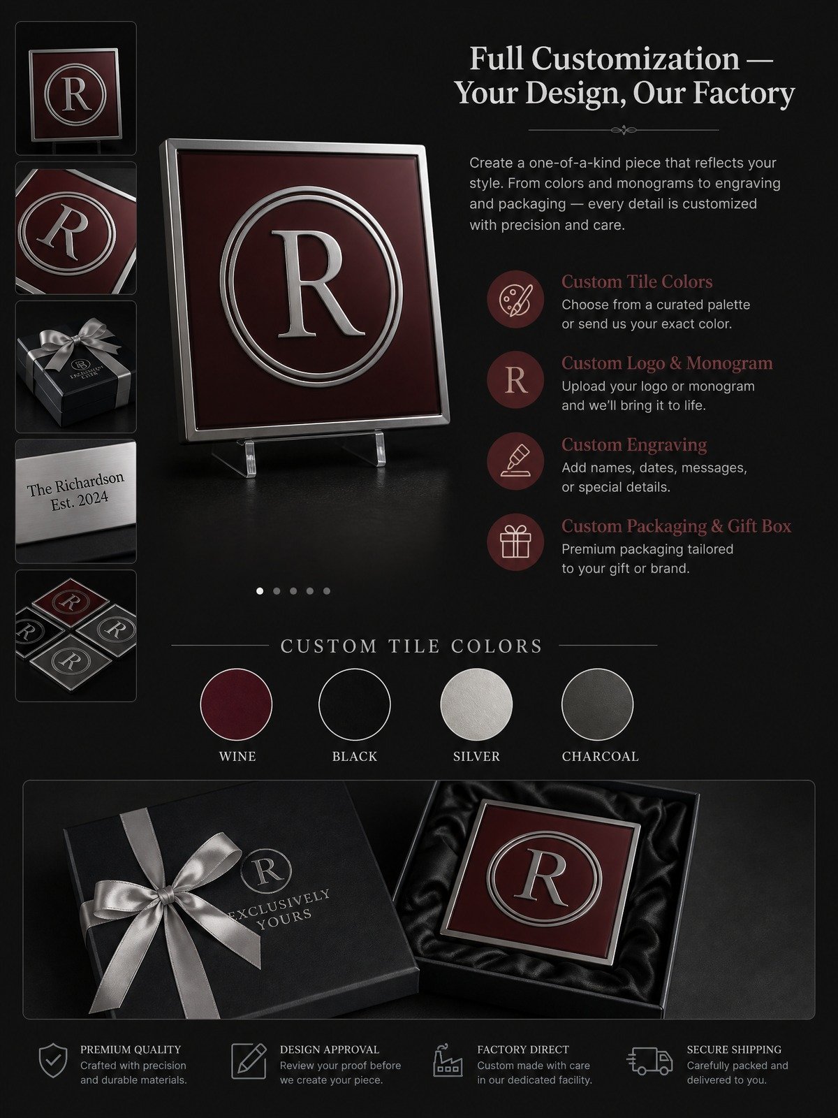 Custom Wine Red Acrylic American Mahjong Set – 160 Tiles for OEM & ODM detail