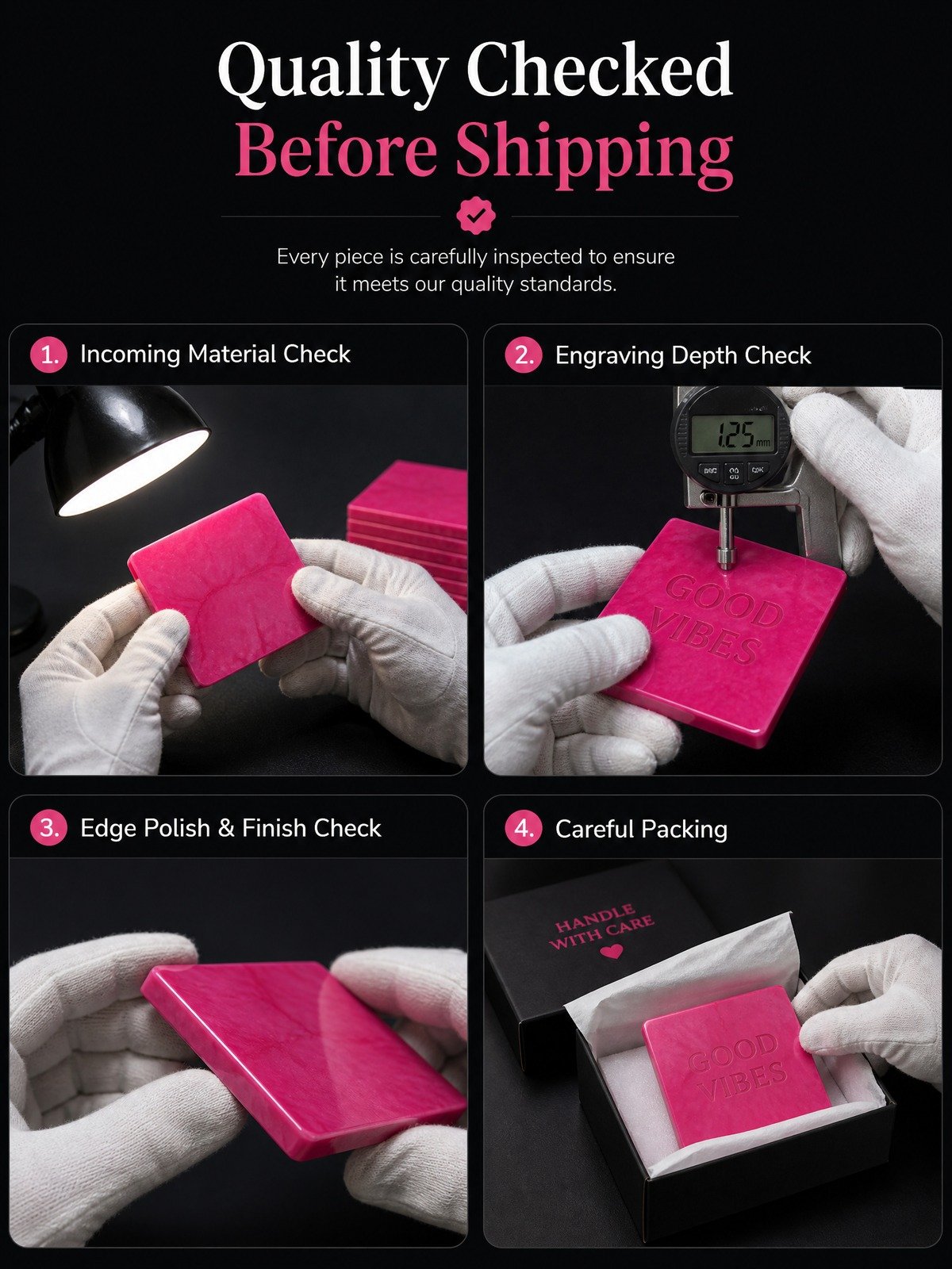Custom Hot Pink Acrylic American Mahjong Set – 160 Tiles for OEM & ODM detail