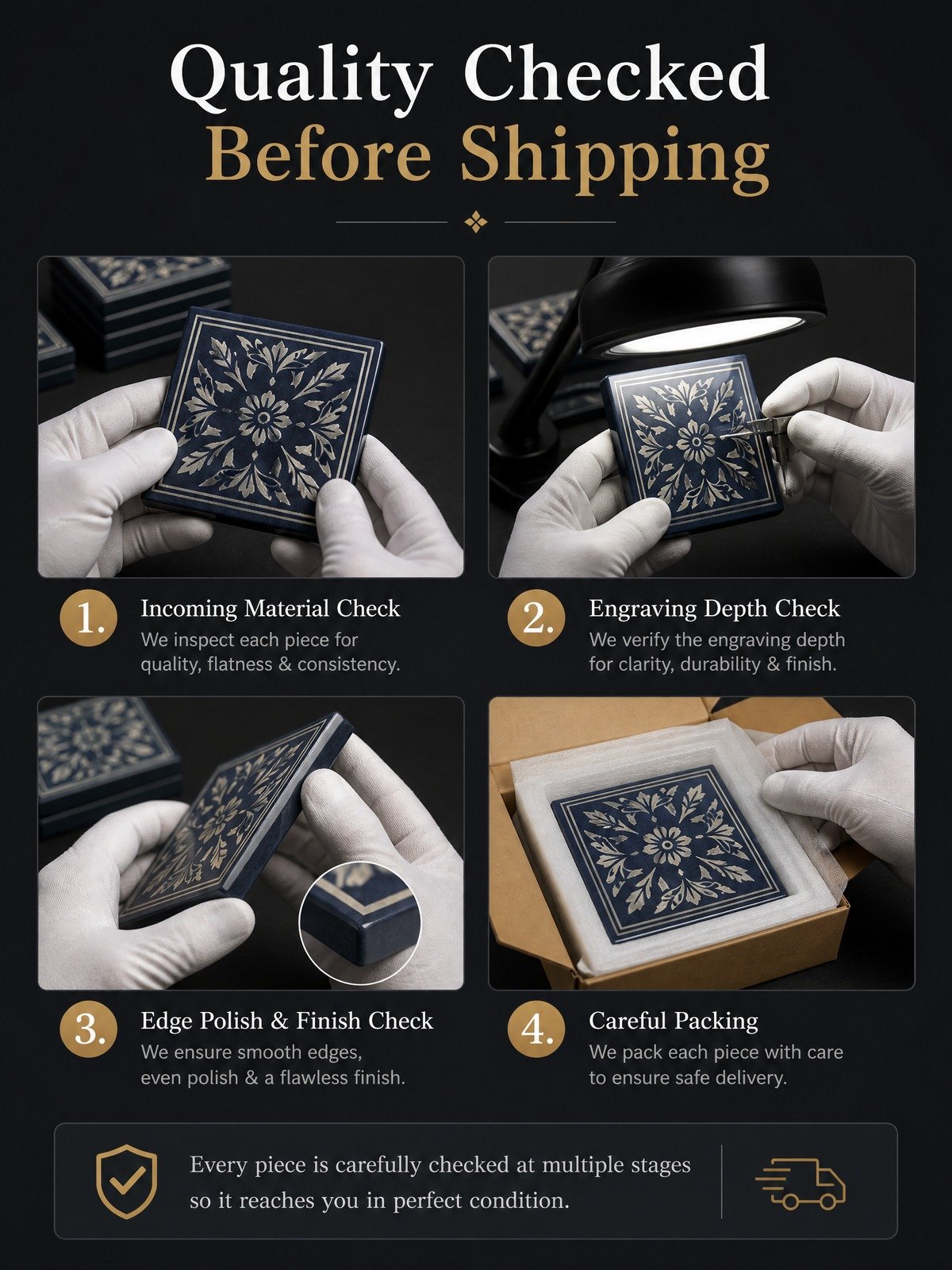 Custom Midnight Navy Acrylic American Mahjong Set – 160 Tiles for OEM & ODM detail