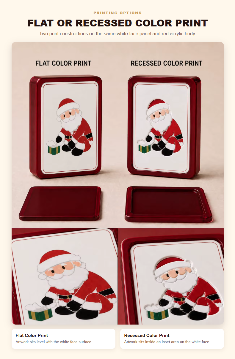 Custom Christmas Acrylic American Mahjong Set – 160 Tiles for OEM & ODM detail