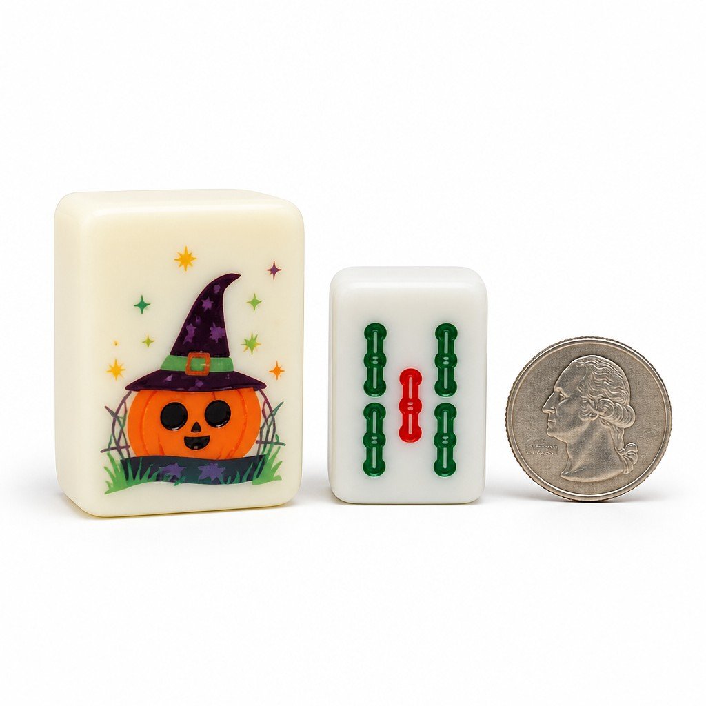 Custom Halloween Acrylic American Mahjong Set – 160 Tiles for OEM & ODM view 3